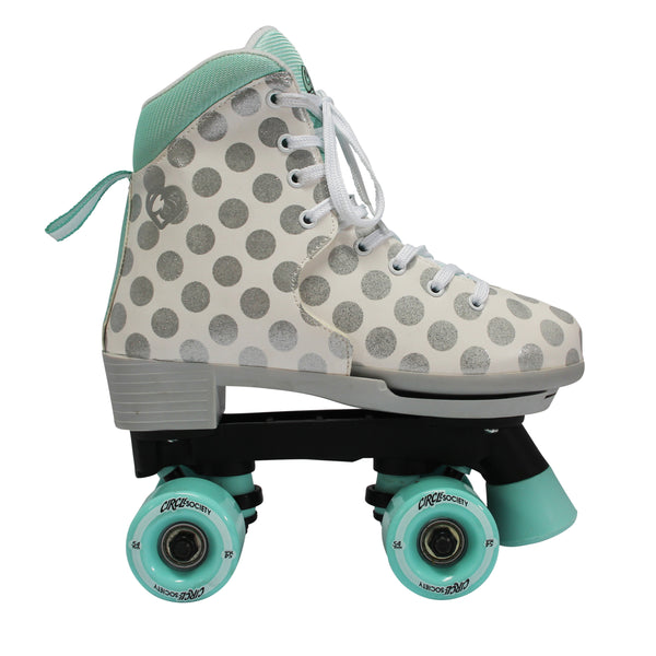 Circle Society Girls' Craze Sugar Drops Quad Roller Skates