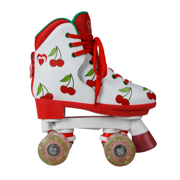 Circle Society Girls' Craze Cherry Quad Roller Skates