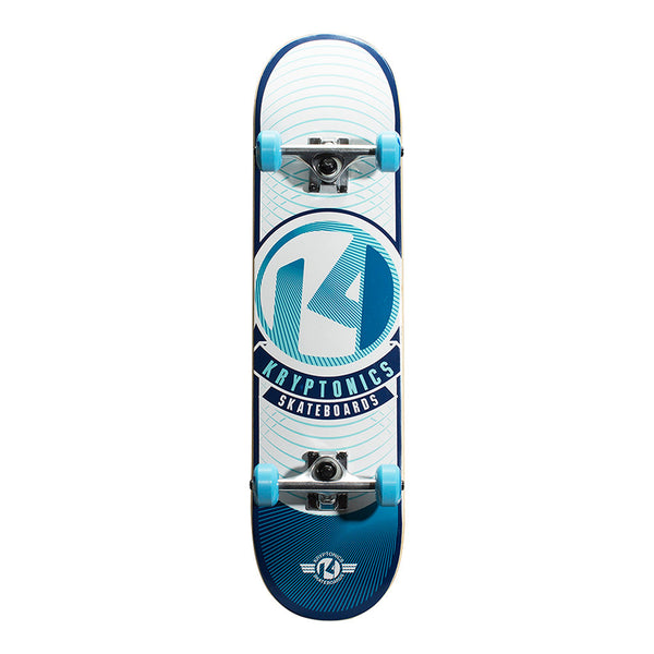 Kryptonics POP Complete Skateboard (31'' x 7.75'') - Blue Rays