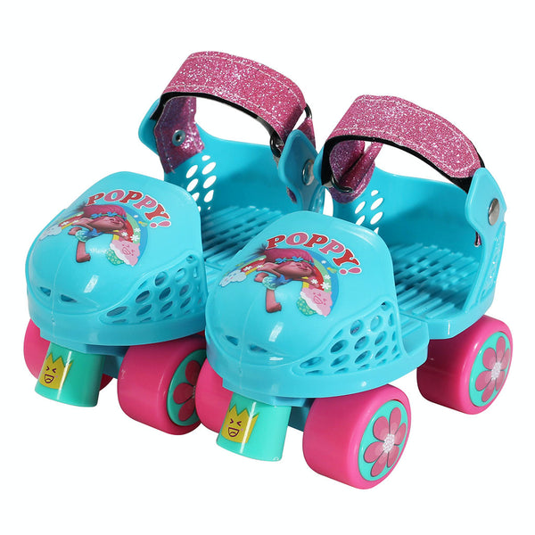 Trolls Kids Rollerskate Junior Size 6-12 with Knee Pads