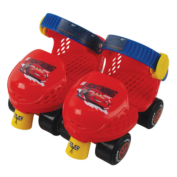 Disney Cars Kids Rollerskate Junior Size 6-12 with Knee Pads