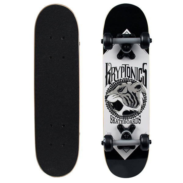 Kryptonics Locker Board Complete Skateboard (22" x 5.75") - Eye of the Tiger