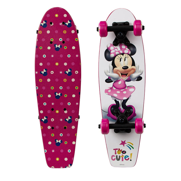Disney Minnie Mouse Kids 21" Complete Skateboard - Too Cute