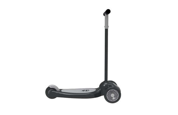 PPP 3 Wheel Leaning Scooter Black/Grey